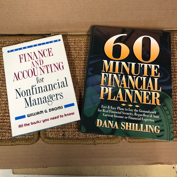2 Finance Accounting Planning Basics Books: 60 Min Planner, Nonfinancial Manager - Picture 1 of 15